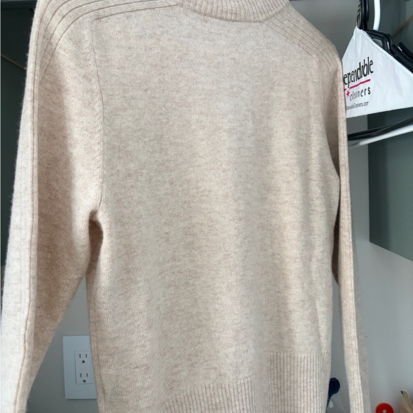 J. McLaughlin Beige Zip-Up Cashmere Cardigan Size Small - Picture 6 of 8